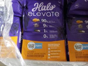 lot 363 image: 20 lb. Bag Halo Elevate Puppy Food...