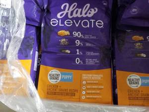 lot 364 image: 20 lb. Bag Halo Elevate Puppy Food...