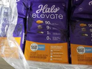 lot 366 image: 20 lb. Bag Halo Elevate Puppy Food...