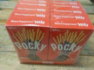 lot 381 image: 10 pkgs Pocky Chocolate Cream Covered Biscuit Sticks