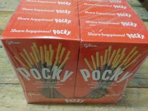 lot 382 image: 10 pkgs Pocky Chocolate Cream Covered Biscuit Sticks