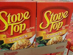 lot 392 image: 12 Boxes Stove Top Chicken Stuffing Mix best date 052024
