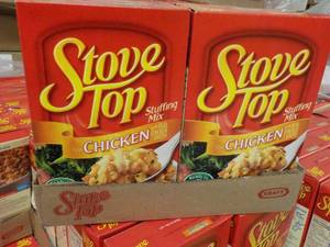 lot 394 image: 12 Boxes Stove Top Chicken Stuffing Mix best date 052024