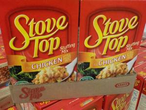 lot 395 image: 12 Boxes Stove Top Chicken Stuffing Mix best date 052024