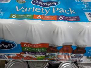 lot 427 image: 18 pack Ocean Spray Variety Pack...