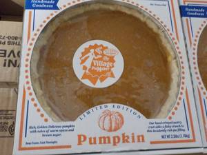 lot 437 image: K 2 Frozen Pumpkin Pies- just thaw and bake