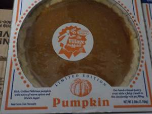 lot 439 image: K 2 Frozen Pumpkin Pies- just thaw and bake