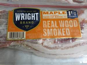 lot 464 image: G 2 - 24 oz Frozen Pkgs Maple Real Wood Smoked Bacon