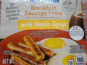 lot 466 image: A 12 Food Lion Frozen Pkgs Breakfast Sausage Links