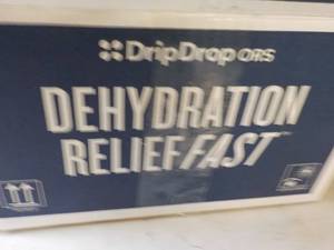 lot 542 image: 100 Drip Drop Packets Dehydration Relief Fast Lemon