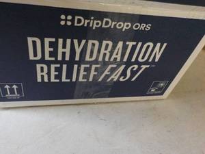 lot 544 image: 100 Drip Drop Packets Dehydration Relief Fast Lemon