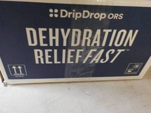 lot 548 image: 100 Drip Drop Packets Dehydration Relief Fast Lemon