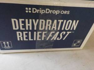 lot 550 image: 100 Drip Drop Packets Dehydration Relief Fast Lemon