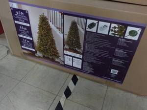 lot 4 image: 6.5 Artificial Tree from Costco- new in box