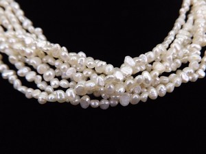 .925 Sterling Silver Clasp Genuine Pearl 8 Strand Necklace