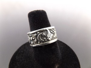 .925 Sterling Silver Walt Disney Mickey Merlin Ring Size 7