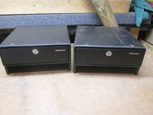 lot 30 image: (II) 2 SteelMaster LockIt Monitor Risers Both Include Keys