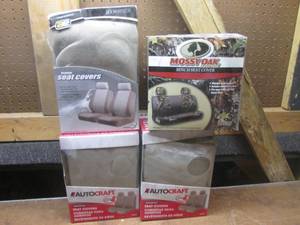 lot 55 image: (II) Assorted Seat Covers - See Photos