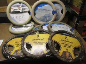 lot 57 image: (JJ) 10 Assorted Steering Wheel Covers