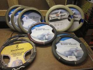 lot 58 image: (JJ) 10 Assorted Steering Wheel Covers