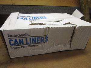 lot 64 image: (MM) Case 100 Can Liners 40-45 Gallon 10 Rolls of 10 Bags