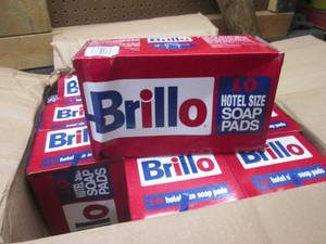 lot 66 image: (JJ) Case of 120 Brillo Hotel Size Soap Pads 12 Inner Boxes of 10