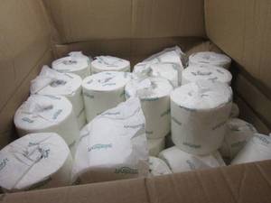 lot 83 image: (PP) Case of Premium 2-Ply Bath Tissue - Case of 96 Missing A Few - See Photos