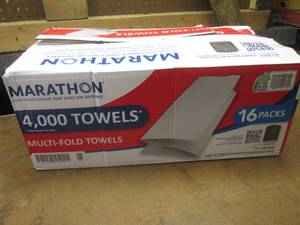 lot 87 image: (KK) Case of 4000 Multi-Fold Towels 16 Packs of 250