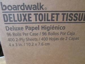 lot 90 image: (JJ) Case of 96 Rolls Deluxe 2-Ply Toilet Tissue