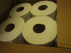 lot 94 image: (LL) Case of 6 Rolls 2-Ply Center Pull Paper Towels - 500 ft Rolls