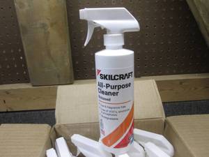 lot 105 image: (LL) Case of 12 Spray Bottles Skilcraft All-Purpose Cleaner Biobased 16oz
