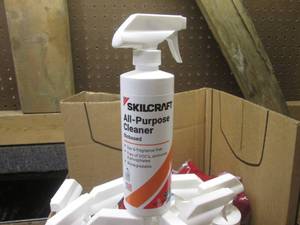 lot 107 image: (KK) 10 Spray Bottles Skilcraft All-Purpose Cleaner Biobased 16oz