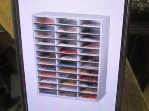 lot 131 image: (MM) Fellows Literature Organizer 36 Letter Size Compartments Dove Gray