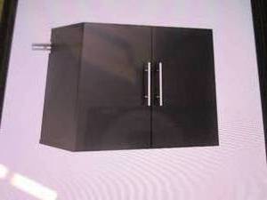 lot 155 image: (PLT2) Hangups 30 Upper Storage Cabinet in Black