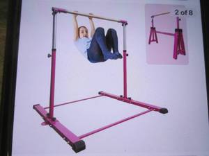 lot 175 image: (PLT3) Glant Foldable Gymnastic Kip Bar in Purple