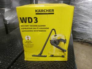 lot 204 image: (PLT5) Karcher WD3 WetDry Vacuum Cleaner