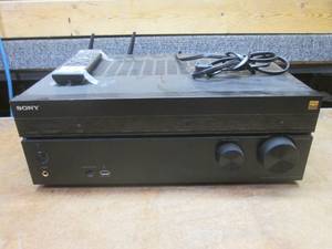 lot 223 image: (MM) Sony STR-DN1080 Multi Channel AV Receiver with Remote - Powers On