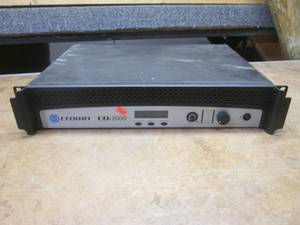 lot 241 image: (NN) Crown CDi 2000 Power Amplifier - Powers On - Does Not Include Power Cord