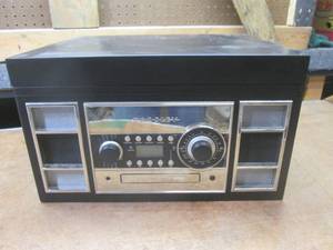 lot 269 image: (SS) Crosley CR2413A AMFM  CD  Cassette  Turntable - No Power Cord