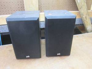 lot 275 image: (TT) Pair PSB Speakers Bookshelf Speakers
