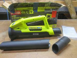 lot 278 image: (JJ) Ryobi One  18 Volt Cordless Blower Tool Only