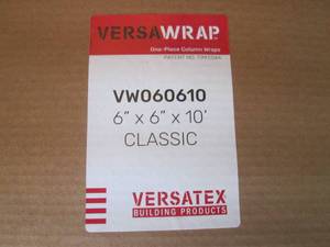 lot 296 image: (TRLR) Lot of 6 Versatex VersaWrap 6 x 6 x 10ft Classic Post Wraps - Bring Help and Proper Transpertation