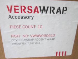 lot 298 image: (TRLR) Case of 10 Versatex VersaWrap 6 Accent Wraps