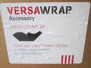 lot 300 image: (TRLR) Partial Case of 18 Versatex VersaWrap 6 Trim Kit Bed Moulding XL