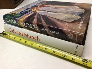 lot 120 image: 2 Large Hardcover EDVARD MUNCH Coffee Table Art Books