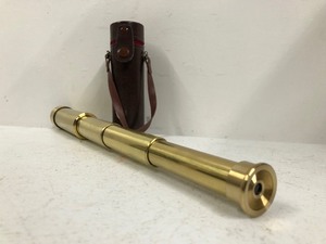 lot 185 image: Brand New Brass Spotting Scope Spyglass
