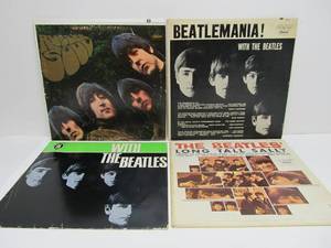 lot 21 image: Lot of 4 Vintage Vinyl BEATLES Records #2