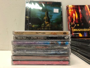 lot 292 image: 25 Uriah Heep Music CDs, Some Sealed - Lot #B2