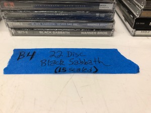 lot 294 image: 20 BLACK SABBATH Music CDs, Most Sealed - Lot #B4