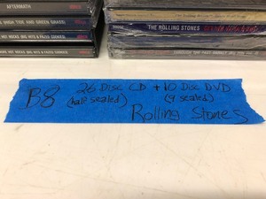 lot 298 image: ROLLING STONES DVDs & Music CDs, Most Sealed - Lot #B8